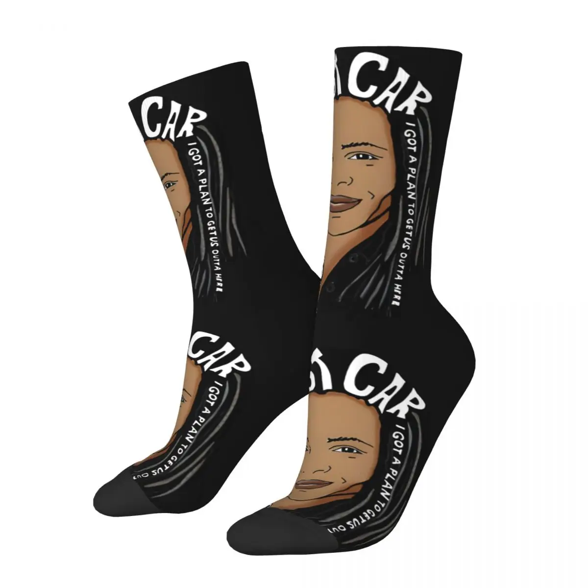 

Hip Hop Vintage Pop Crazy Men's compression Socks Unisex T-Tracy Chapman Harajuku Seamless Printed Funny Novelty Happy Crew