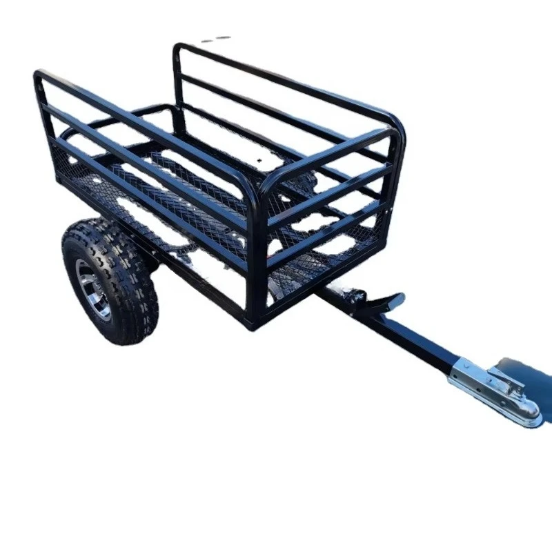 Stahl-ATV-Anhänger mit klappbarer Seite, Motorrad-ATV-Anhänger, Golf-Anhänger