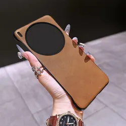 Custodia Shockproof in Pelle Skin-Feel Senza Cornice - Copertura di Protezione di Colore Solido