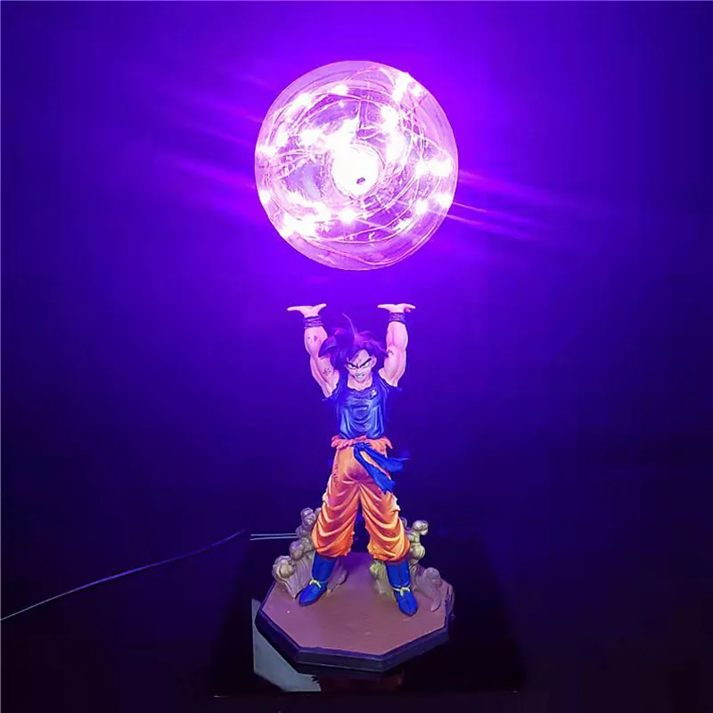 Anime Figures Shenlong Lampara Dragon Ball Z Action Figures Super Saiyan  Pvc Toys Crystal Balls Remote Control Decoration Model - Action Figures -  AliExpress