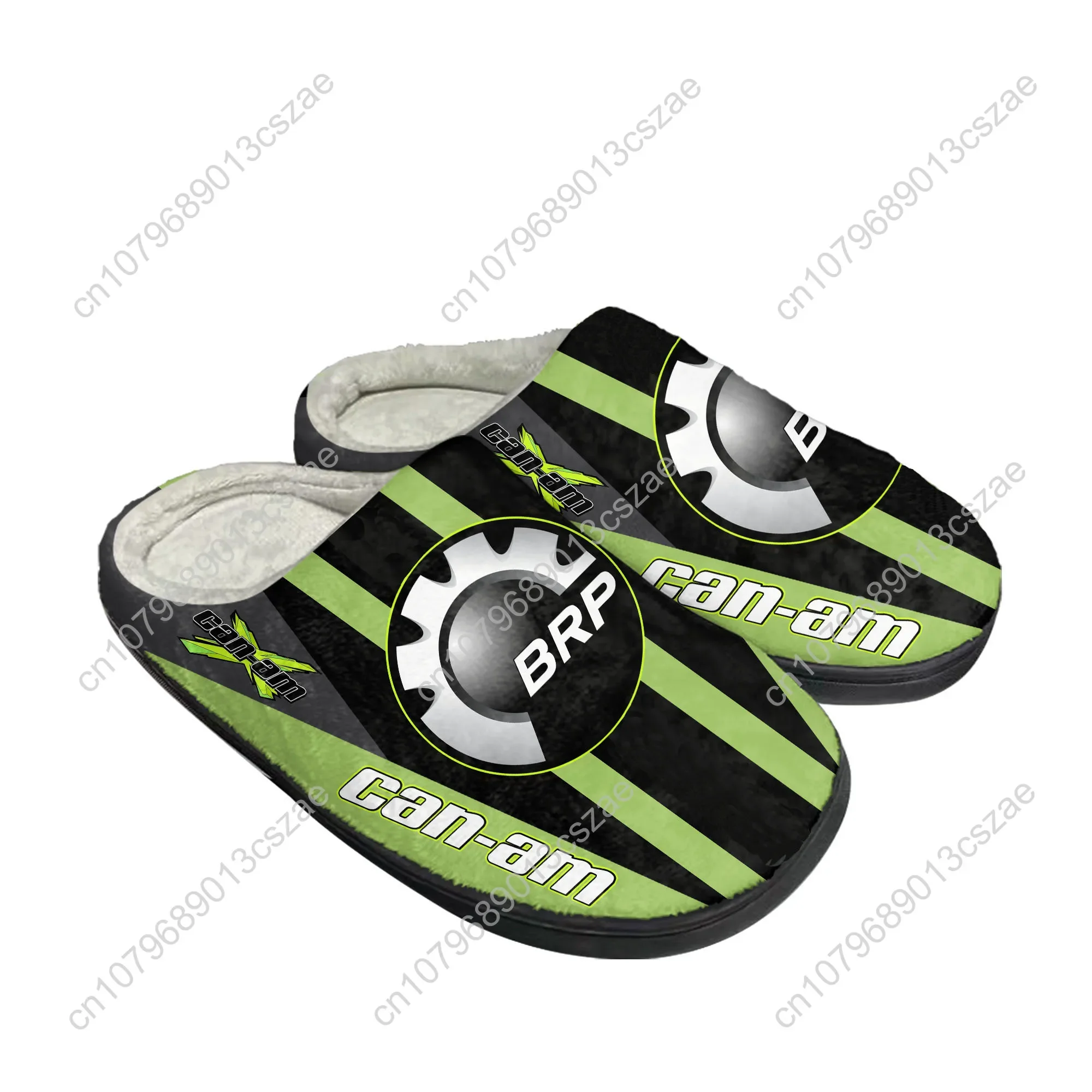 Can-am Shoes Home Cotton Slippers Mens Womens Plush Bedroom Casual Keep Warm Shoes Thermal Indoor Slipper Customized DIY Shoe