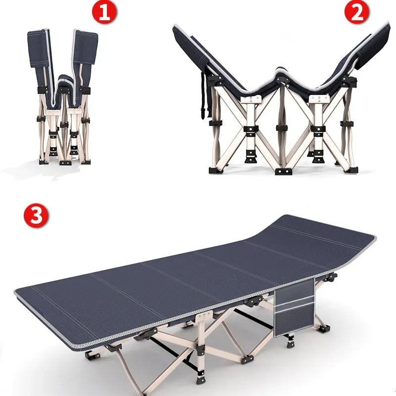 

Multifunctional Folding Bed for Office, Home and Travel – Portable Simple Bed for Single Person, Camping, and Disaster Relief