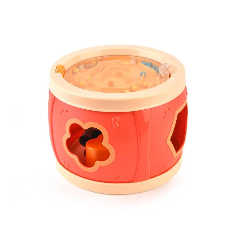 

Hand Drum With Maze And Shape Cognition Sorting Toys