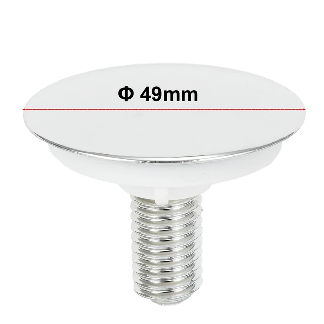 Kitchen Sink Tap Hole Covers Stainless Steel Basin Hole Sealing Plug Anti-leakage Basin Laundry ABS Plastic 49mm Accessories 4