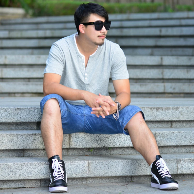 Big Tall Cotton T-shirt Male Large Tee 