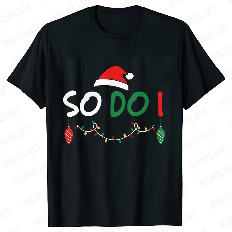 thumbnail image 1 of No hago camisetas a juego para fiestas familiares, camisetas navideñas divertidas para parejas, camisetas unisex para niños y niñas, 1 of 5