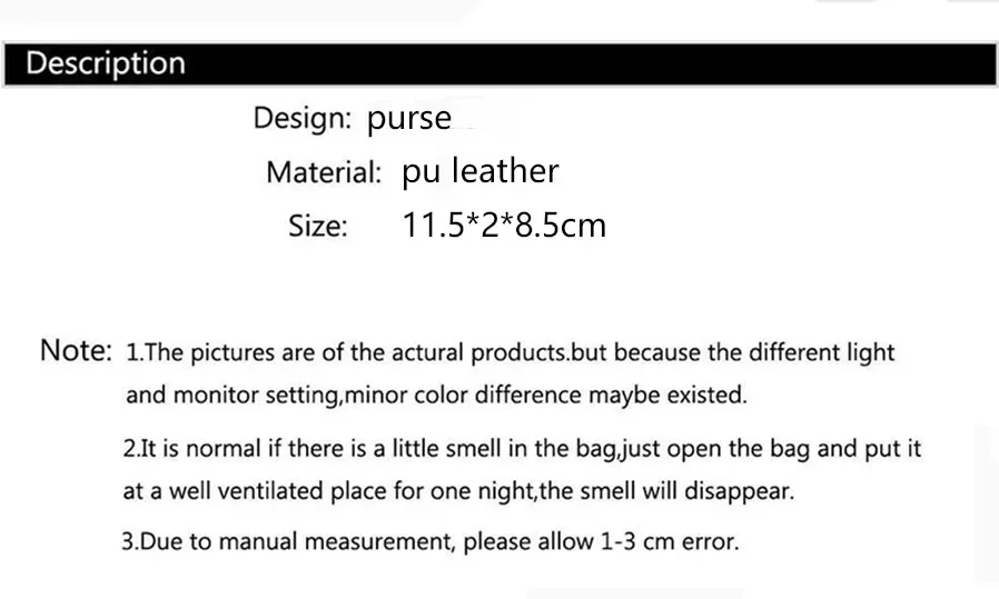 Fashion Short Women Wallets PU Leather - Image 1