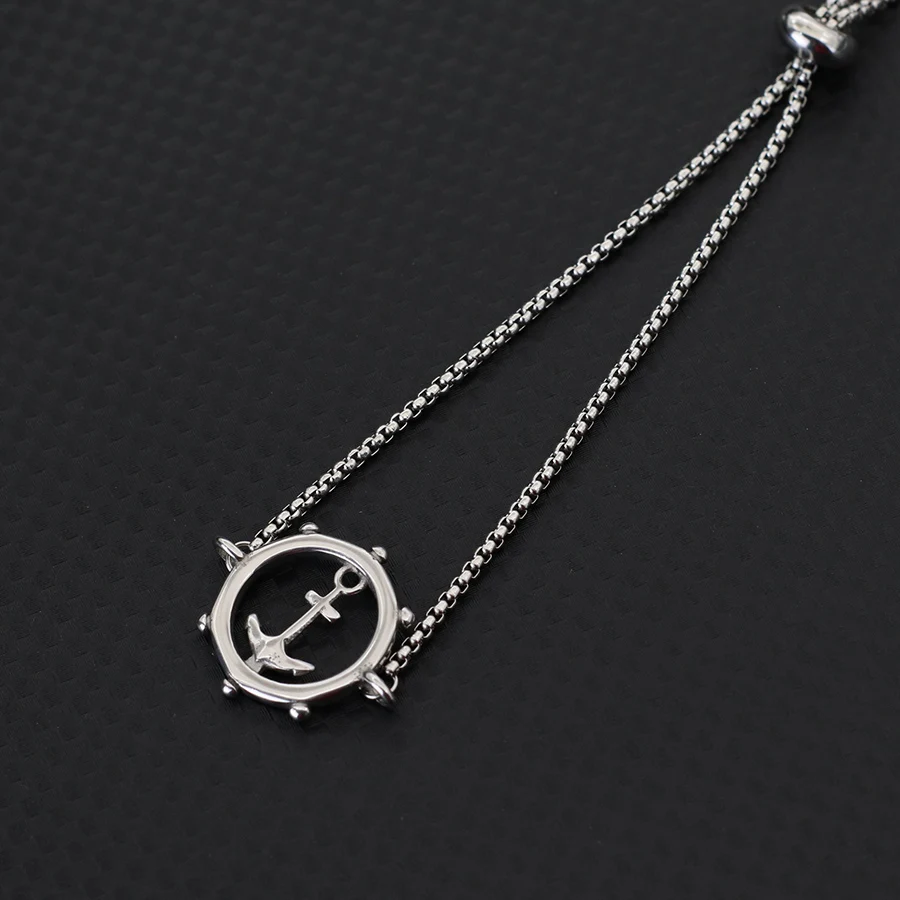 Stainless Steel Cuban Chain Lion Head Bracelet for Men