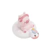 Children's Water Playing Chain Rabbit Cute Pig Swimming Circle Spring Swinging Bathroom Shower Interactive Toy 6