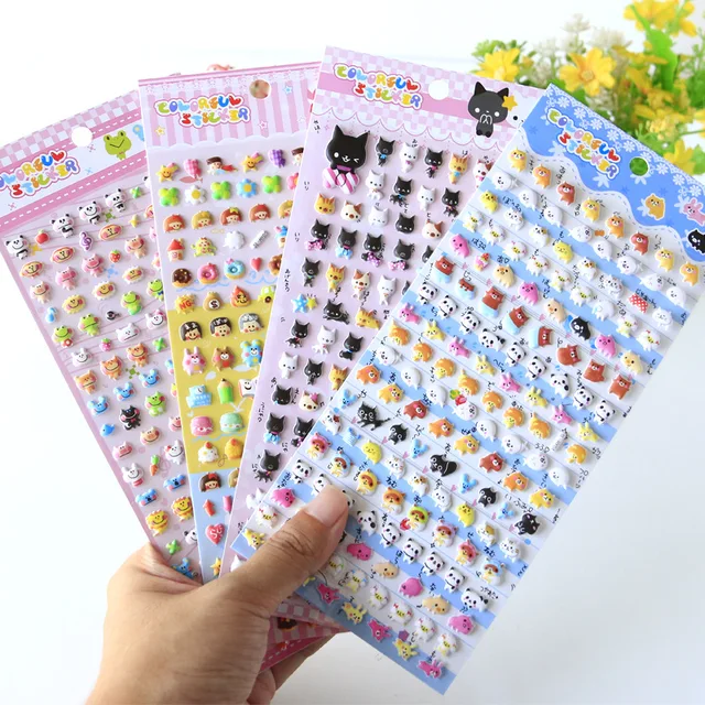 Kawaii Lovely Small Animal Foam 3D Decorative Stationery Stickers: Add Whimsy and Charm to Your Creations!