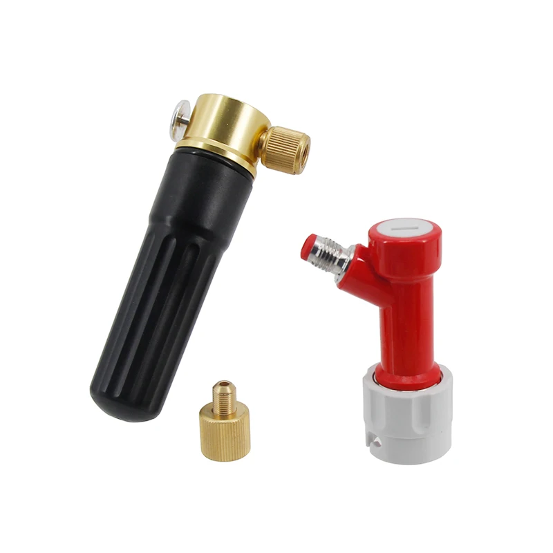 Keg Charger Co2 Injector Draft Beer Dispenser & Pin Lock Disconnect Homebrew Soda