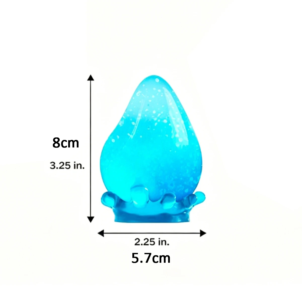 1개 8cm 귀여운 드롭 스퀴시 글리터 투명 슬로우 리바운드 스퀴즈 스트레스 해소 블라인드 박스 키즈 카와이 서프라이즈 피젯 토이