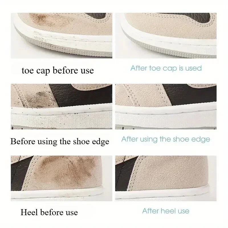 Eraser White Shoe Brush Decontamination Cleaning Eraser Shoe and Boot Cleaner for Matte Leather Fabric and Rubber Care Tools 4