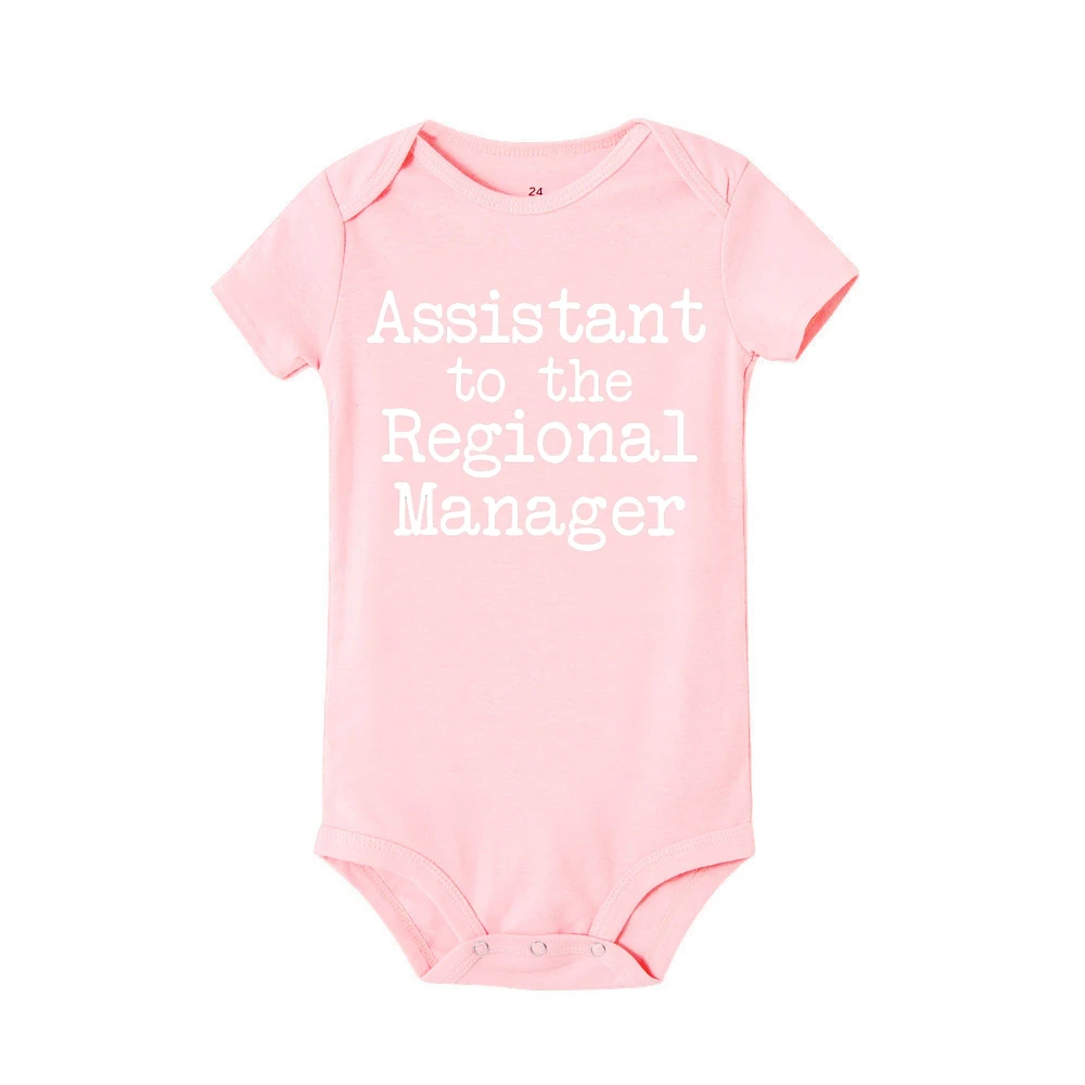 Assistant To The Regional Manager Bodysuit Funny The Office Baby Romper Boys Girls Cute Clothes Baby Gift Infant Jumpsuit 6