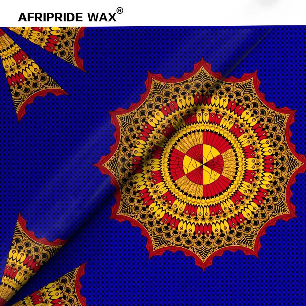 African Fashion Print Fabrics Ankara Traditional Wax Women's Clothing Fabric Home Handmade DIY Sewing 733