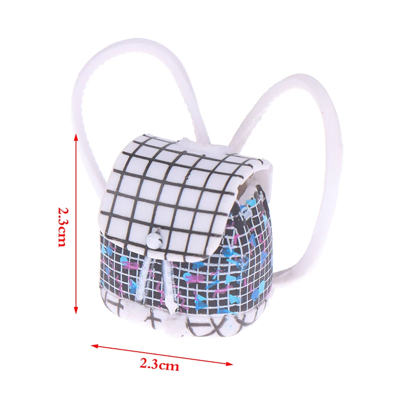 Sac à dos de scène Miniature, sacs d'école, livres, règle d'ordinateur  portable, fournitures d'étude différentes de poupée, modèle d'accessoires  de décoration pour maison de poupée, 1/12 - AliExpress