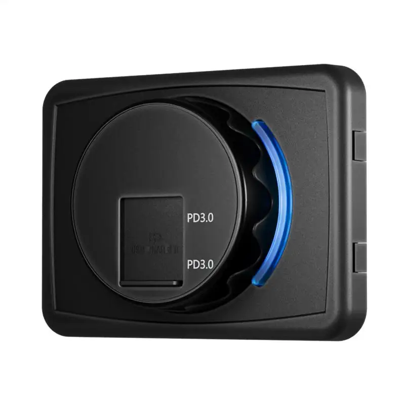 double PD 3.0 Charger Socket For RV USB Outlet Adapter Quick Charger Car USB Socket With USB Charging Ports Power Socket