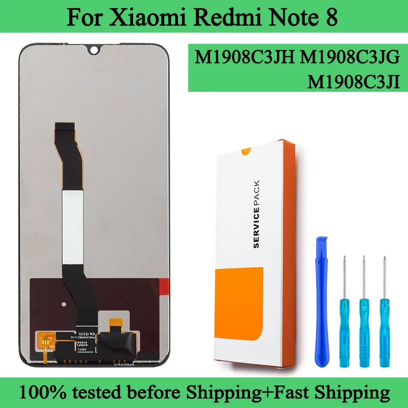 M1908C3JH M1908C3JG M1908C3JI Original Lcd For Xiaomi Redmi Note 8 ...
