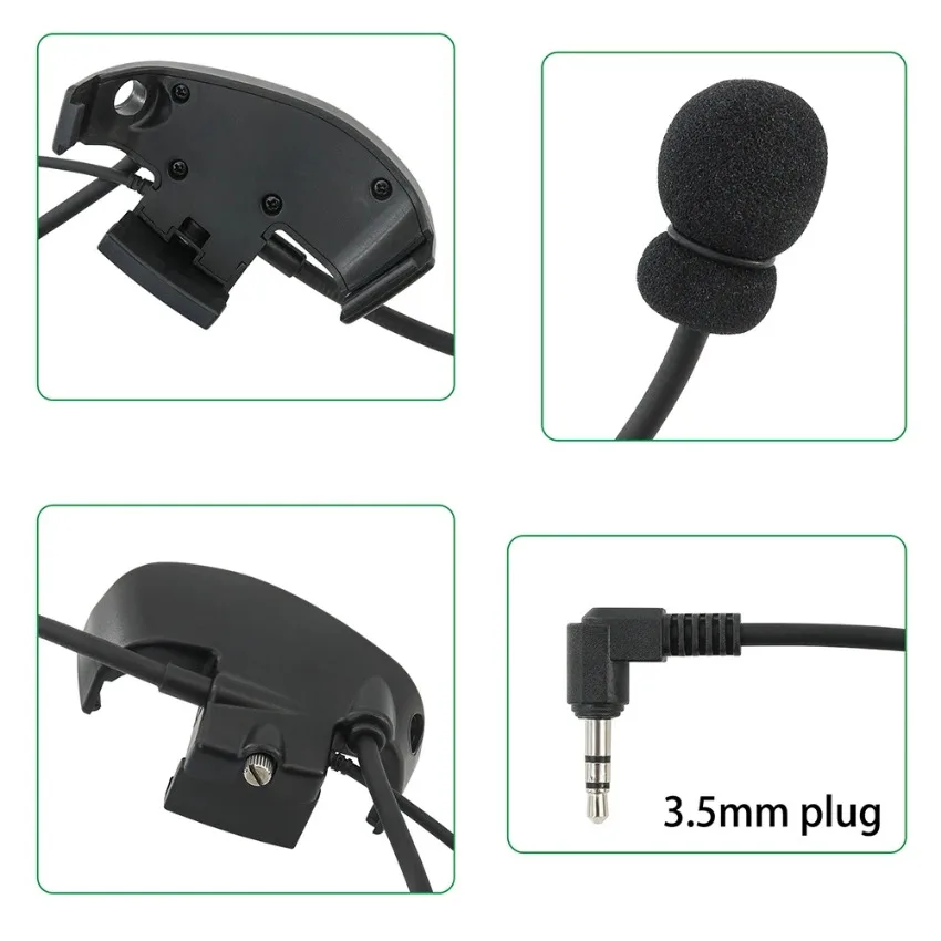 For Howard Leight Impact Gel Ear Cushions and External Microphone Kit for Electronic Shooting Headphone