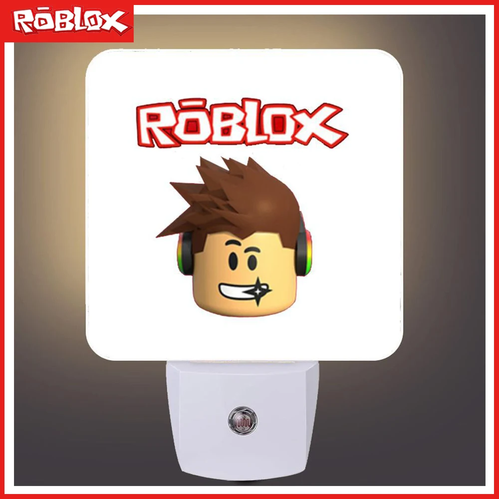 

Roblox Peripheral Printed Acrylic Light Control Night Light Smart Sensing Night Light Plug Atmosphere Night Light Gift for Kids