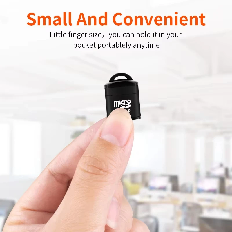 NNBILI 미니 USB 마이크로 USB 2.0 어댑터 컴퓨터 데스크탑 노트북 노트북 카트리지 액세서리 용 SD/TF 메모리 카드 리더기