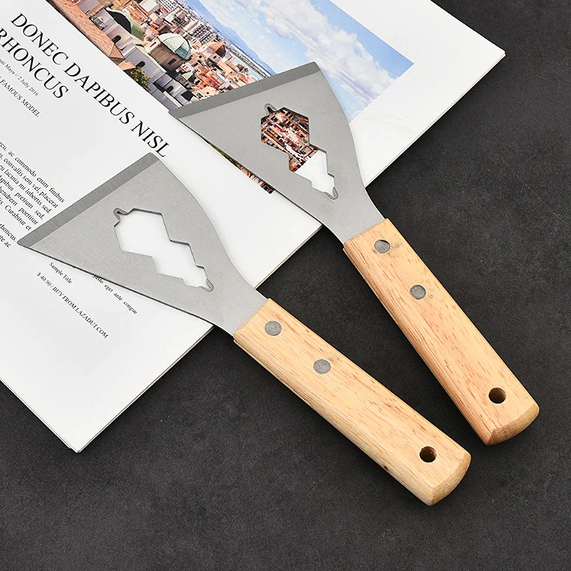 Japanese Style Dust Scraper Putty Knife Wall Covering Tool Decoration Multifunctional Shovel Putty Knife Wooden Handle