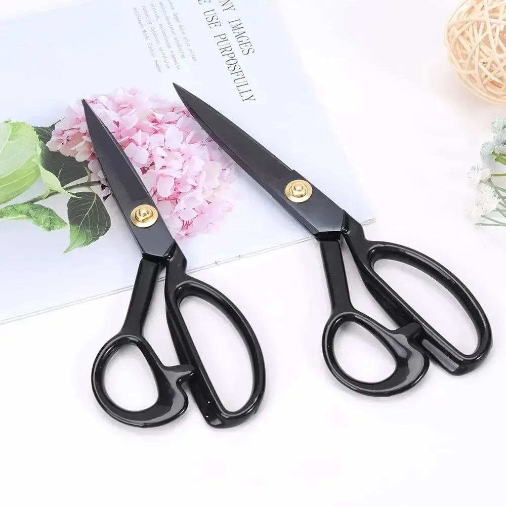 Tailor Scissors 8/9 Inch Professional Vintage Stainless Steel Fabric Leather Cutter for DIY Sewing Accessory