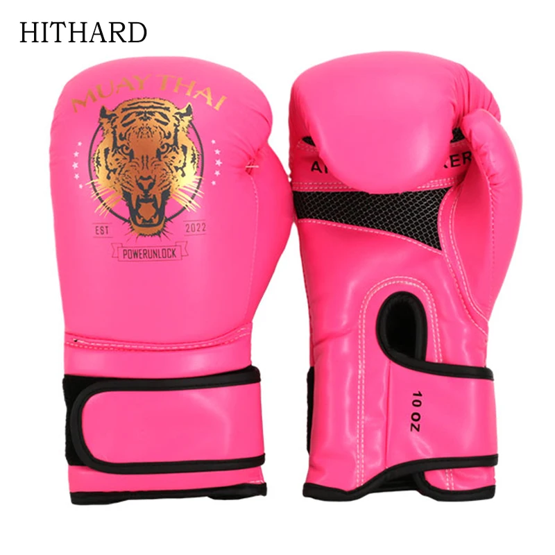 

Kick Boxing Gloves Top Quality Muay Thai Gloves Women Men Kids Fight Kickboxing MMA Sparring Sandbag Punching Training Equipment