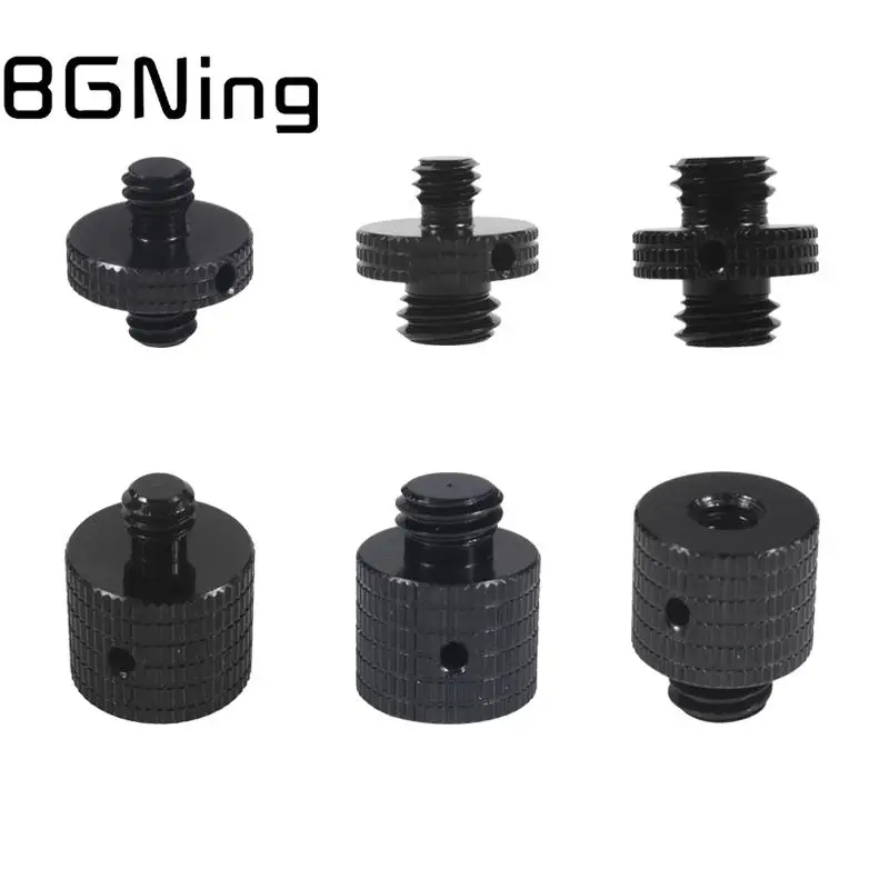 1/4"-20 3/8-16 M6 M5 M8 M10 Male to Female Screw Mount Adapter for SLR Cameras Tripod Ballhead Converter Photography Accessories