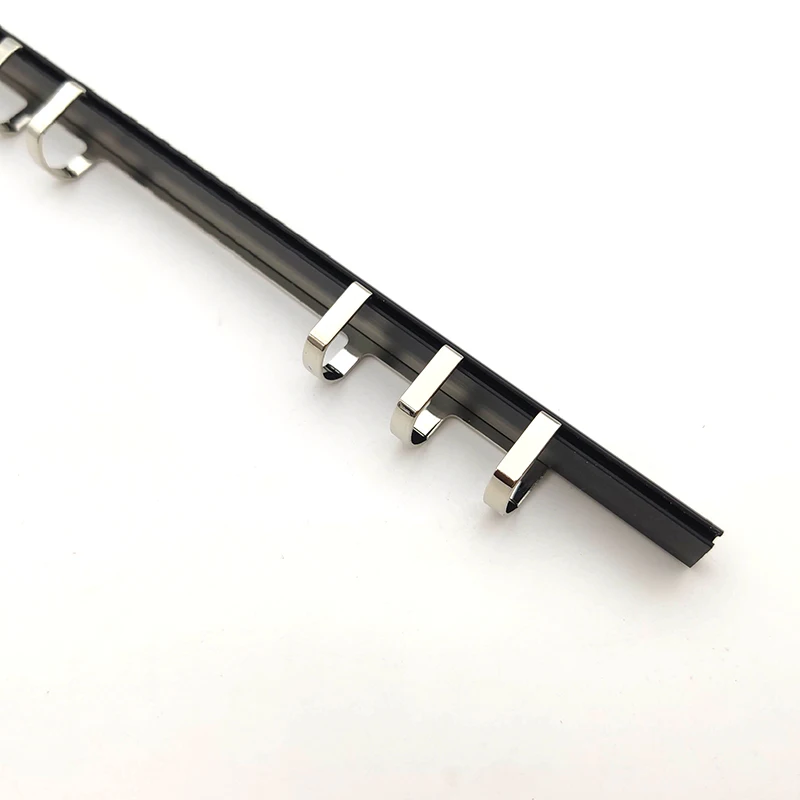 A5 Metal Binding Clips 6 Rings Spiral Binder with Black Slider Loose-leaf 20 Holes Notebook File Folder Steel Clip Accessory