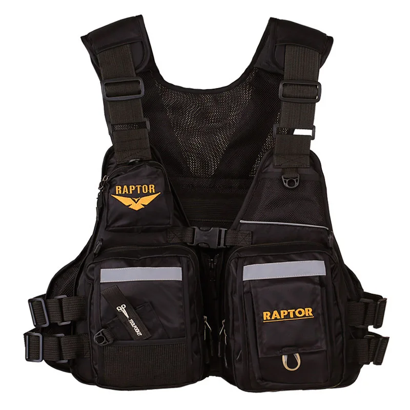 

Fishing Vest Fishing Safety Life Jacket for Swimming Sailing Boating Kayak Floating Multifunction Breathable Backpack