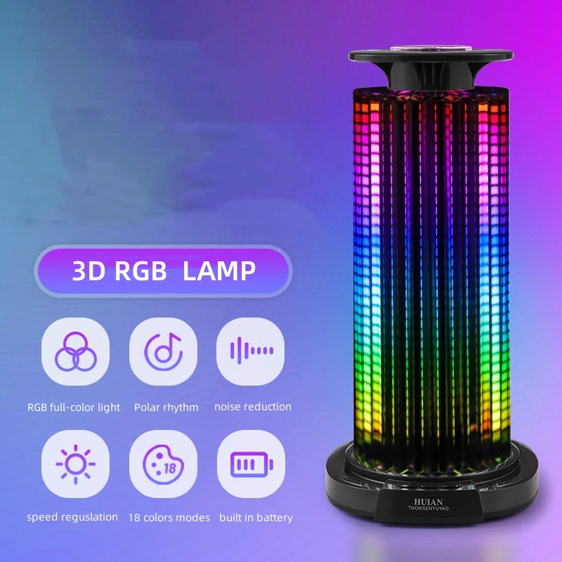

RGB Music Sound Control LED Lights Pickup Light Rhythm Ambient Light For Car Tv Game Computer Desktop Decora lights