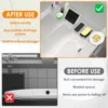 Clear Bathtub Tray Expandable Bath Shelf Over Tub Bathtub Storage Table Multifunctional Bathroom Accessories for Home Bathroom 3