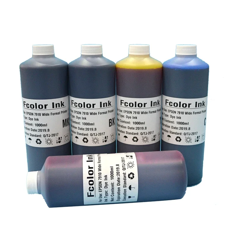 Tinta Dye Recarregáveis para Epson Stylus Pro Impressora Compatível 7900 9908 9890 1000ml - Imagem 3