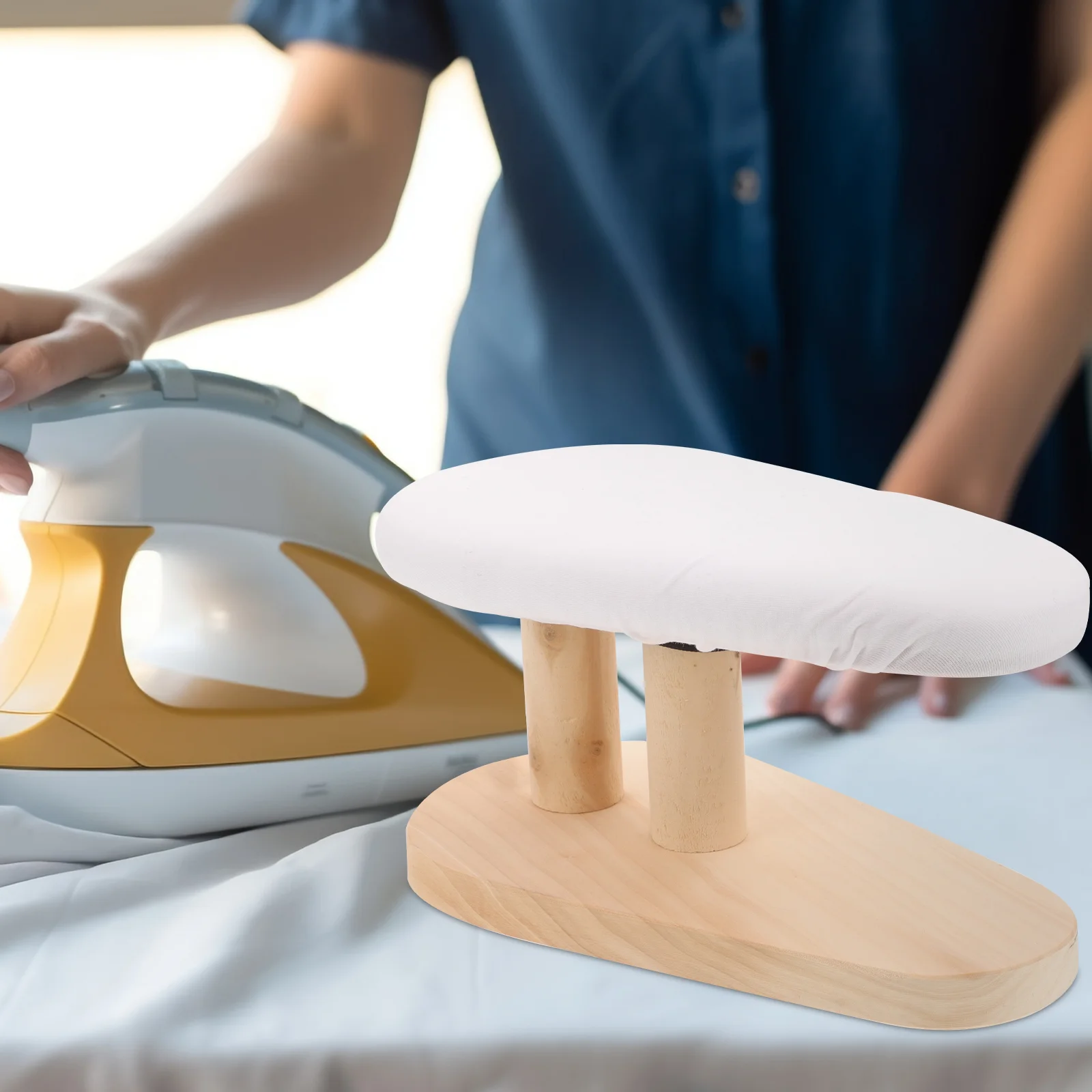 Multifunctional Solid Wood Ironing Board Round Ironing Stool Children'S Clothing Ironing Sleeve Bag Ironing Shoulder Lift