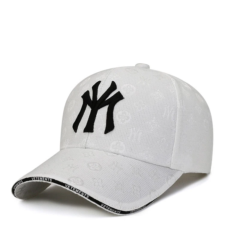 Gorras de béisbol con bordado de letras para hombre y mujer