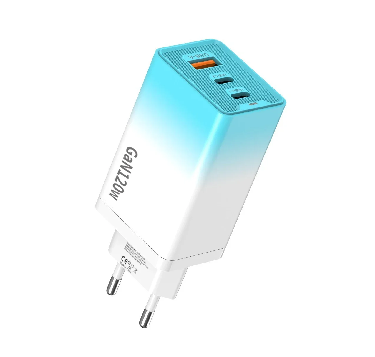 Fast GaN Charger 120W USB C High Speed Charging Type C PD Mobile Phone Wall Travel Adapter for IPhone 16 Pro Huawei Xiaomi 15