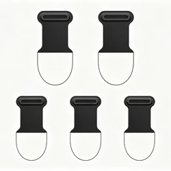 Silicone Dustproof Charging Port Covers - 5 - Pack (For Micro - usb - 5PCS)