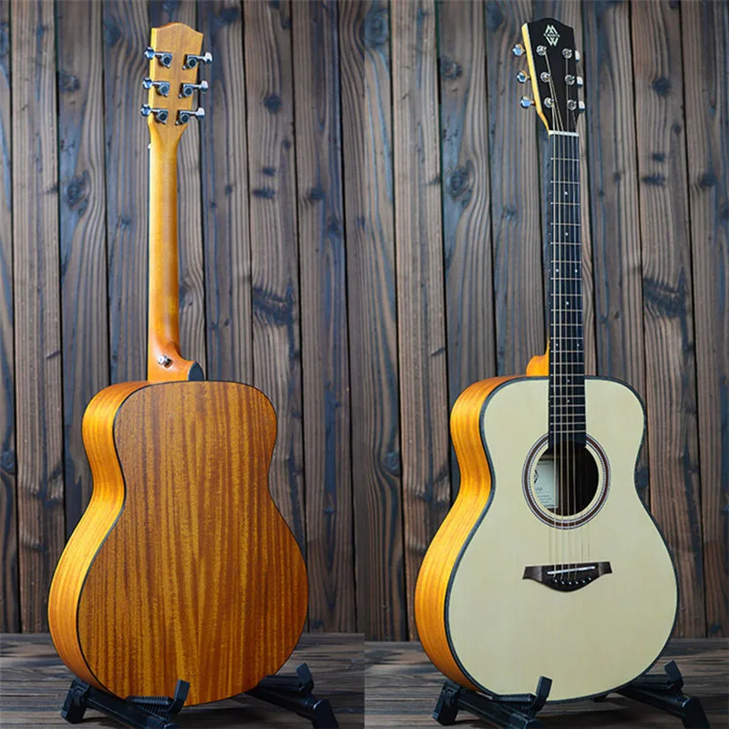 36 Inch Bass Acoustic Guitar Custom Classical Spanish Travel Guitar