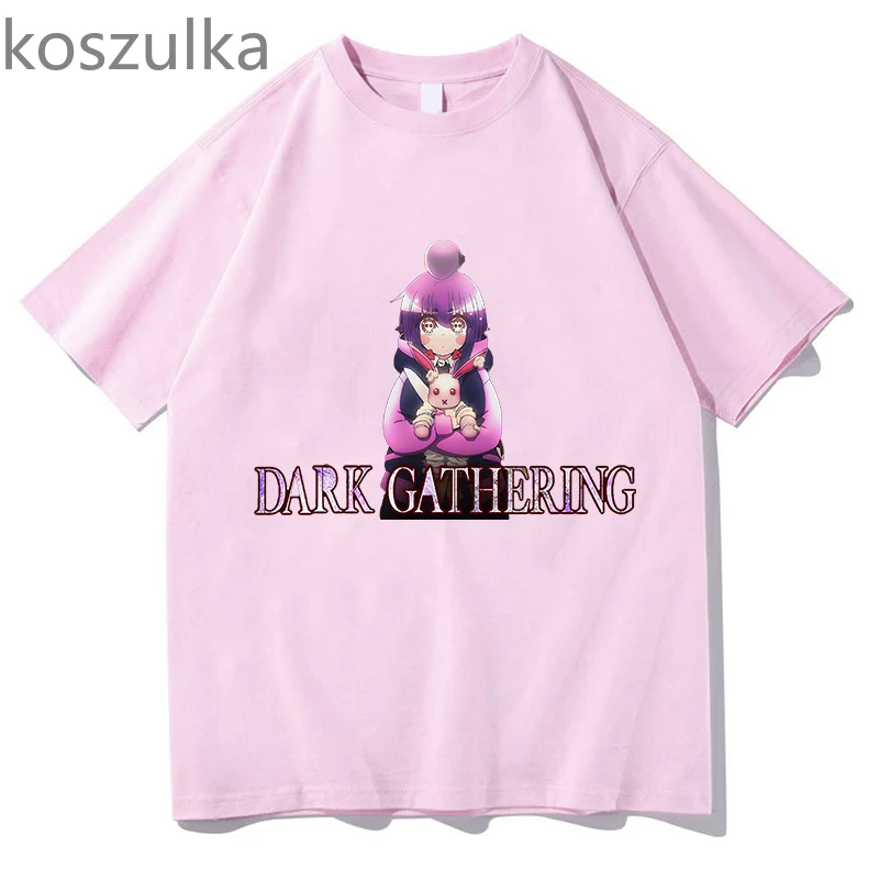 Dark Gathering T Shirt Funny Graphic Kawaii Tshirt Unisex High Quality Cartoon Cotton Men Aesthetic Harajuku Tees Shirts Clothes