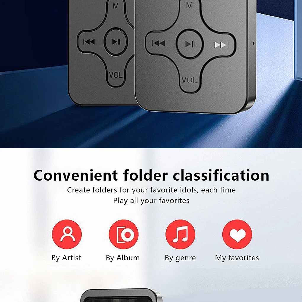 MP3 portátil, Alto-falante de música, Rádio, Caminhada,