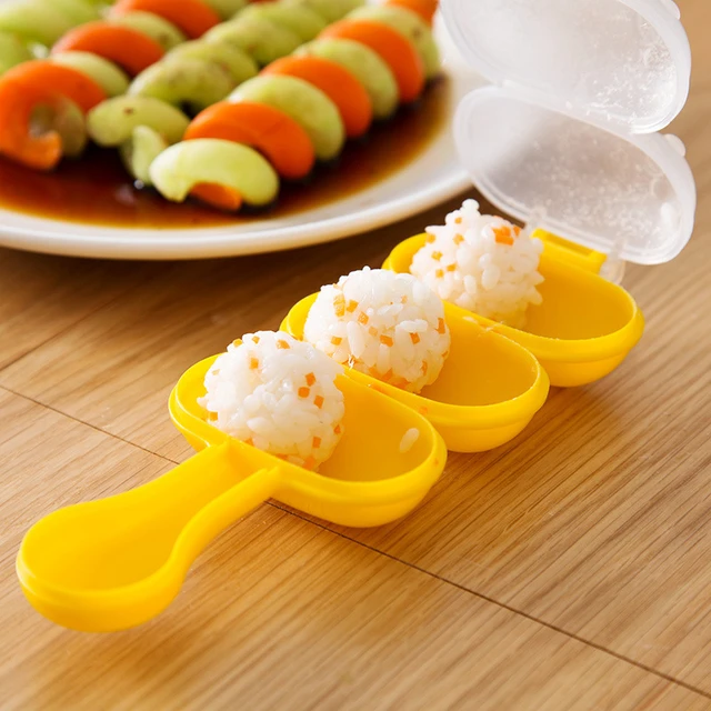 Rice Ball Mold Sushi Mold Japanese Nigiri Sushi Mold Rice Ball Non-stick  Pressure Storage Box Lunch Box Lunch Tool DIY Kitchen - AliExpress