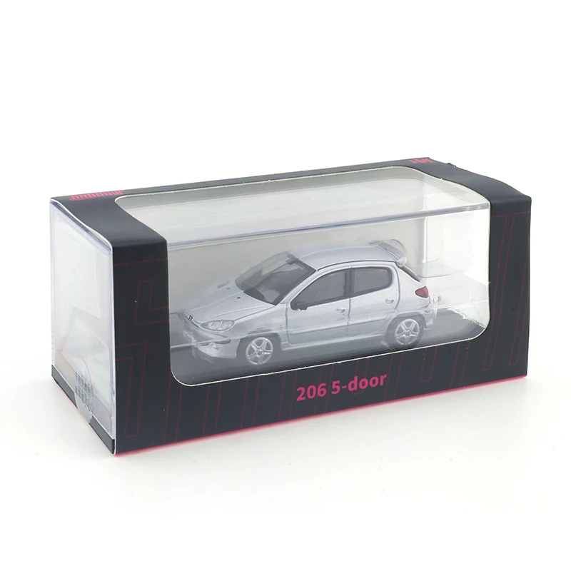 DCT 1/64 Peugeot 206 Car Alloy Toys Motor Vehicle Diecast Metal Model Kids Xmas Gift Toys for Boys 2