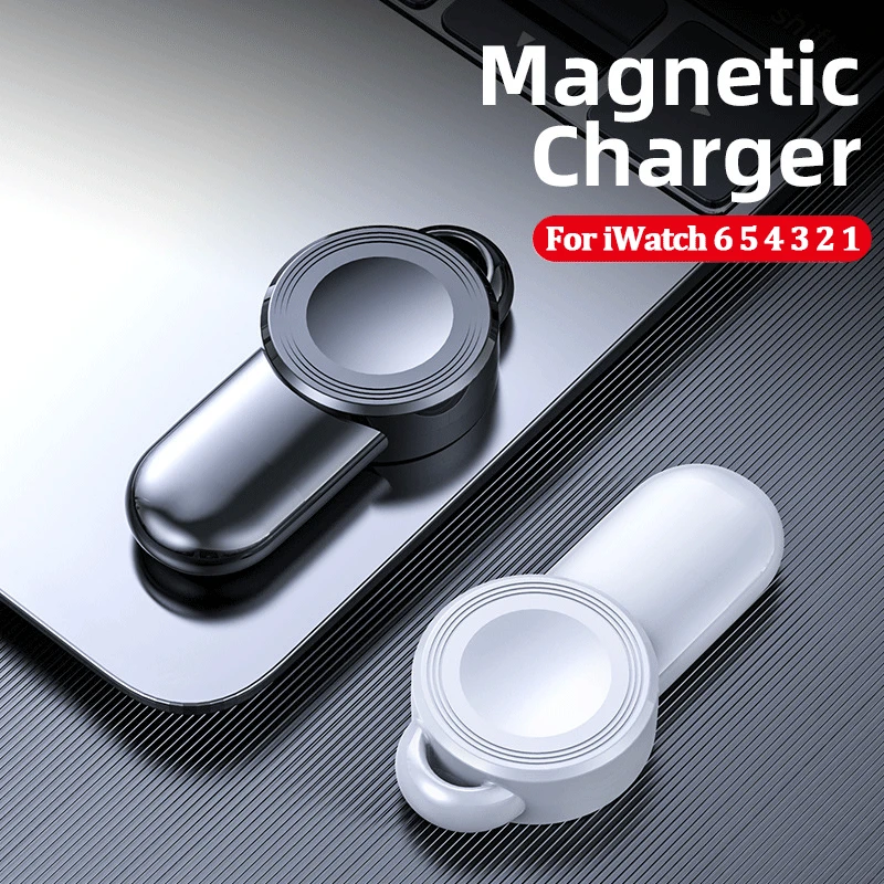 

Portable Wireless Charger for IWatch 7 6 SE 5 4 Smart Watch Fast USB Charger Adapter for IWatch Series 7 6 5 4 3 Charging Dock