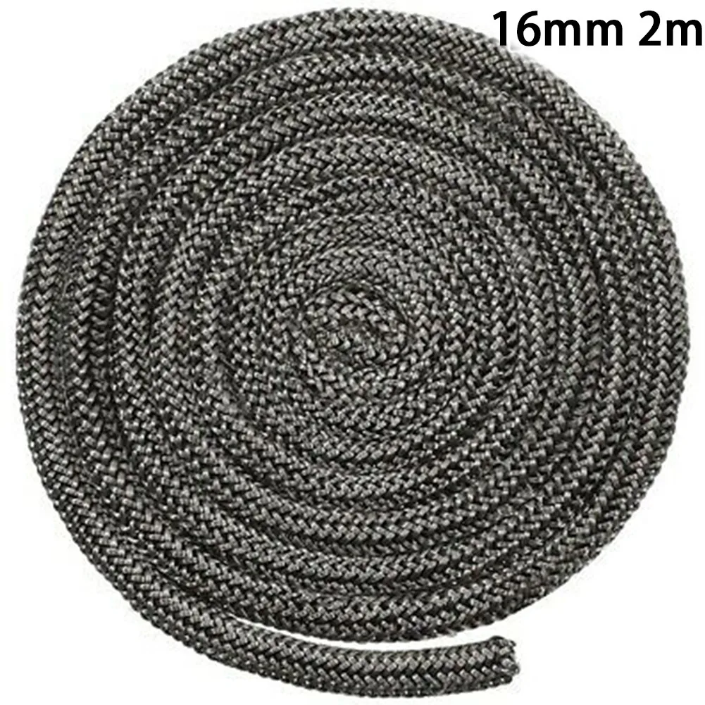 Wood Burning Stove Seal 9/14/16mm Stove Door Fireplace Sealing Rope Fiberglass Gasket Cord 2m