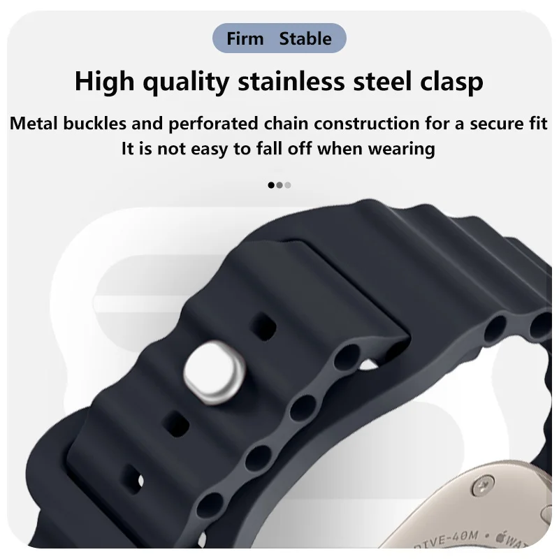NEUE Glas-Schutzhülle+Armband für Apple Watch Band 40 41 44 45 42 46mm Displayschutz-Hülle für Apple IWatch Series 11 10 9 8 7 6 54 – Detail 4