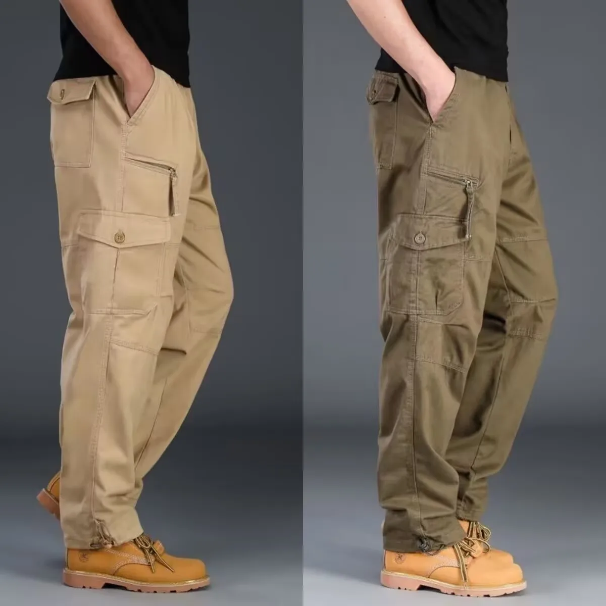 Khaki + military yellow [2 strips]