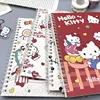 4pcs Sanrio Hello Kitty A5 Coil Notebook Kuromi Pachacco Student Notepad Planners School Supplies Wholesale Stationery Gift 4