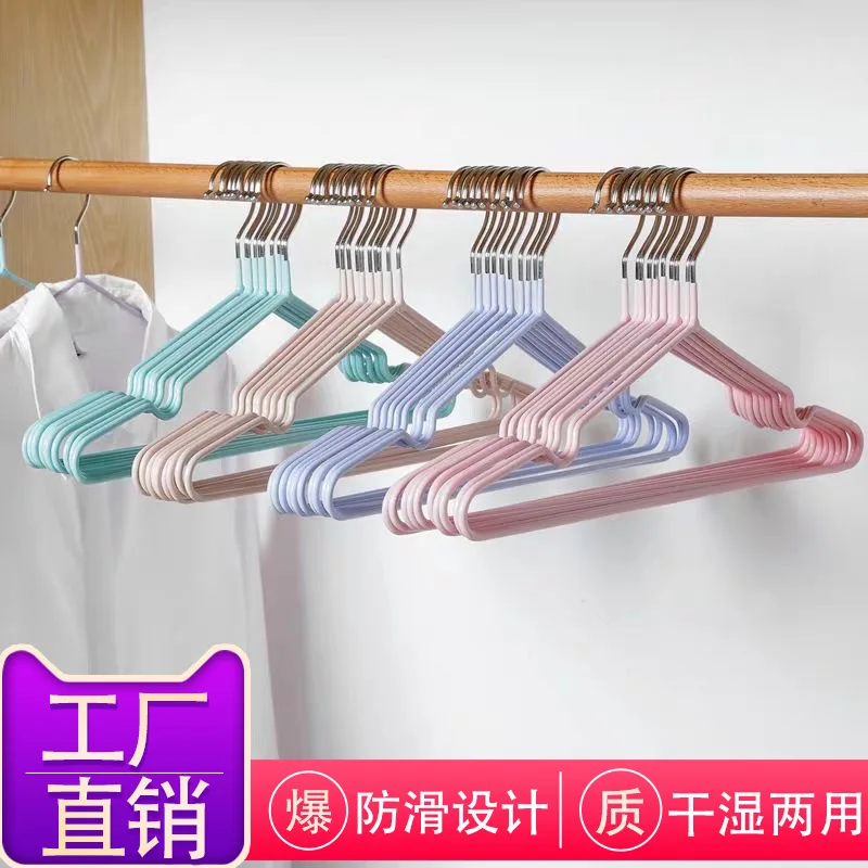 5/10pcs Clothes Hanger Short Hook Hanger Space Saving Non Slip Coat Hangers  High Manganese Steel Wardrobe Storage Drying Rack - AliExpress