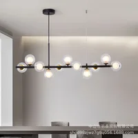 Nordic Dining Tables Pendant Lamp for Restaurant Living Room Center Table Kitchen Chandelier Home Decor Lusters Lighting Fixture 2